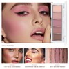 Mivota 5Color Matte Eyeshadow Palette, Neutral Cool-Toned Taupe Eye Shadows,
