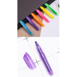 YYaaloa 12pcs Mini Highlighters Pen Quick Dry Highlighter Markers Chisel Tip Pens