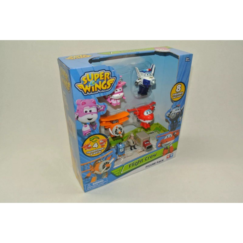 Auldey Super Wings Flight Crew 8 Figure Pack [WHSE_25025-2.