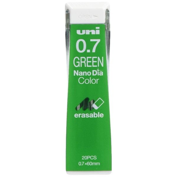 Uni Color Mechanical Pencil 0.7mm Lead, Nanodia, Green, 0.7mm Lead