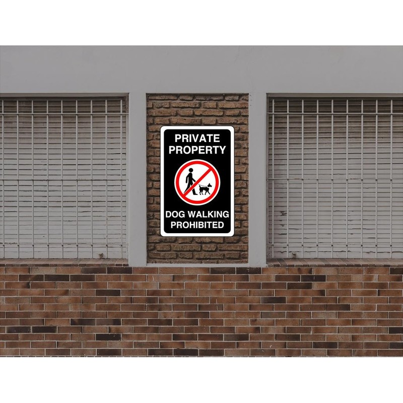 Safety First Display LTD Private property dog walking prohibited -