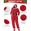 FancyFun Adult Christmas Onesie for Women Pajama Green Elf Outfit
