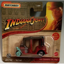 Kauf und Spar Tuk Tuk - MBX Tangiers [Red] Red 51/100 Indiana Jones - Car - Toy Vehicle - Adults - Indiana Jones Fans, Adult Collectors - Unisex