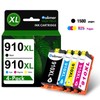 MOLIMER 4PK 910XL Ink Cartridges W/Chip For HP OfficeJet 8022