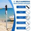 Leero 39” Sand Spike Boat Anchor with 3/8" Stainless Steel