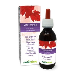 Red Vine (Vitis vinifera) Leaves Alcohol-Free Organic Tincture Natural Alma Liquid Extract Drops 120 ml Dietary Supplement Vegan