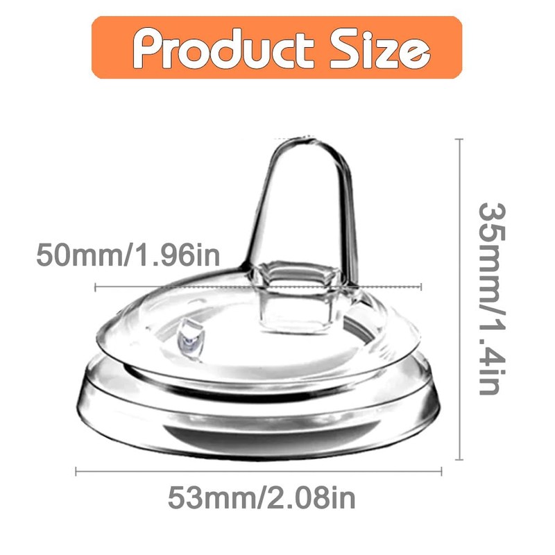 4Pack Silicone Spout Compatible with NUK and Learner Cups Replacement