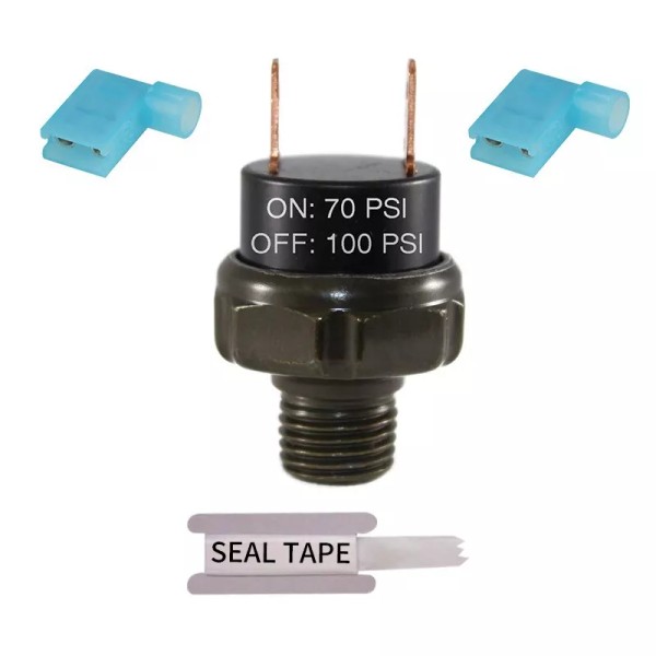 Unbranded/Generic 70-100PSI Air Pressure Switch Tank Mount Thread 1/4" NPT