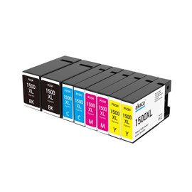 akaca PGI-1500 XL Printer Cartridges Compatible with Canon 1500 XL 1500XL Cartridges (2 Black, 2 Cyan, 2 Magenta, 2 Yellow) for Canon Maxify MB2050 MB2155 MB2750 MB2150 MB2350 MB2755