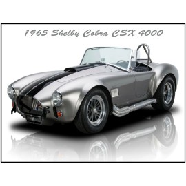 1965 Shelby Cobra CSX 4000 New Metal Sign: LARGE SIZE  12 X 16