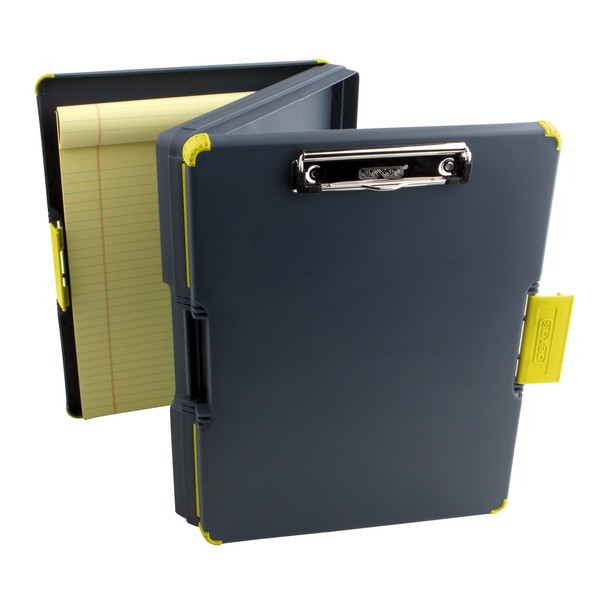 Dexas Duo Clipcase Dual Sided Storage Case and Organizer, Yellow