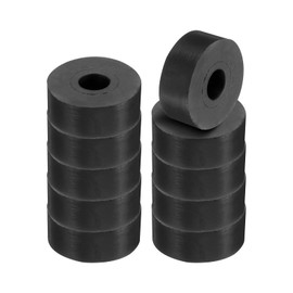PATIKIL Multi Purpose Rubber Spacer, 20 Pcs 1"OD 0.31"ID 0.4"Thickness Neoprene Round Anti-Vibration Isolation Pads Isolator Rubber Bushings Spacer Washer for HVAC Bolts Car Accessories
