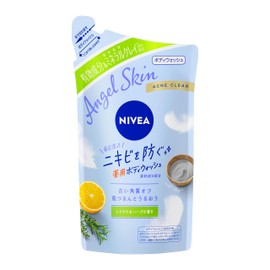 Nivea Angel Skin Body Wash, Acne Clear, Citrus & Herb Scent, Refill