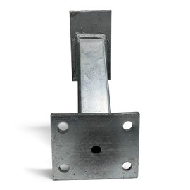 Sturdy Built 5 Lug Galvanized Spare Tire Mount for I-Beam Boat Trailers with #84 Spindle