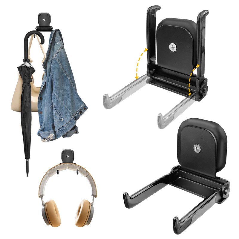 BPOPO Heavy Duty Magnetic Grill Hooks, Foldable Organization Scratch-Free Versatile