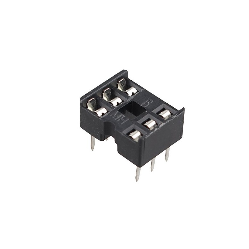 Futheda 20pcs 6 Pin 2.54mm Pitch Dip/Dil IC Sockets Soldering