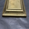 UNFINISHED STAMPED BRASS 9” LONG X 3” WIDE RECTANGLE BACK