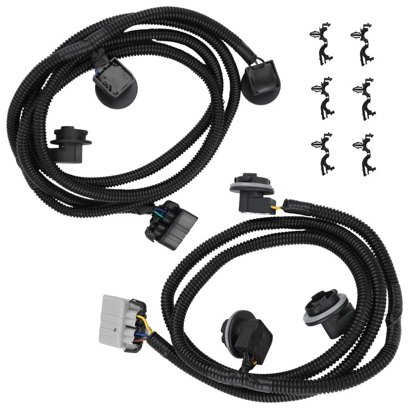 WMPHE 2 Pcs Tail Lamp Wiring Harness Compatible with Chevy