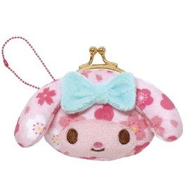 Kei Company Sanrio Characters (Japanese Goods Series) Face Mini Gamaguchi My Melody SAW-MG-MM H6 x W7.5 x D 3.5 cm