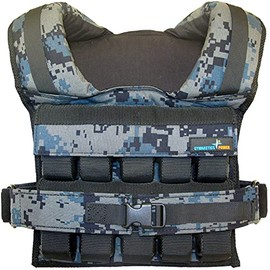 Gymnastics Power - Weighted Vest 25lb, 35lb, 45lb Removable Iron Weights for Men and Women Workout for Calisthenics and Fitness Sport Training (45 lb - Camo)