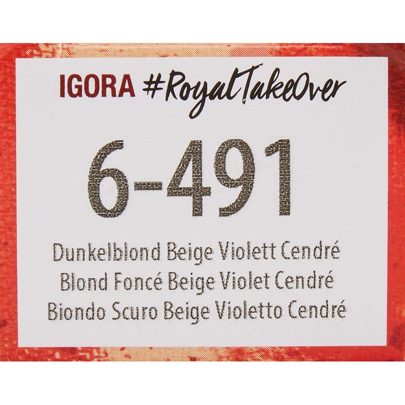 SK Igora #RTO 6-491 Dark Blonde Viol. Cen. 60 ml