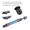 4Pcs CVD Front Rear Drive Shaft Metal Transmission Axle for