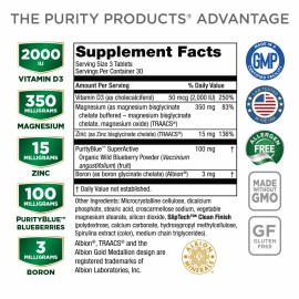 Purity Products MagBlue Magnesium Bisglycinate/T