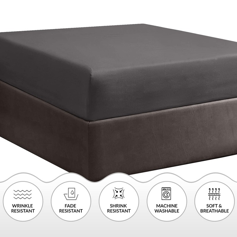 Lazzaro Home bed sheets Fitted sheet Extra Deep Pocket (40