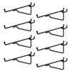 INCLY 8 Pack 6" Pegboard Shelf Hooks, 1/4" Peg Board