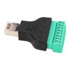3Pcs RJ45 Screw Terminal Adapter RJ45 Female Thread to 8