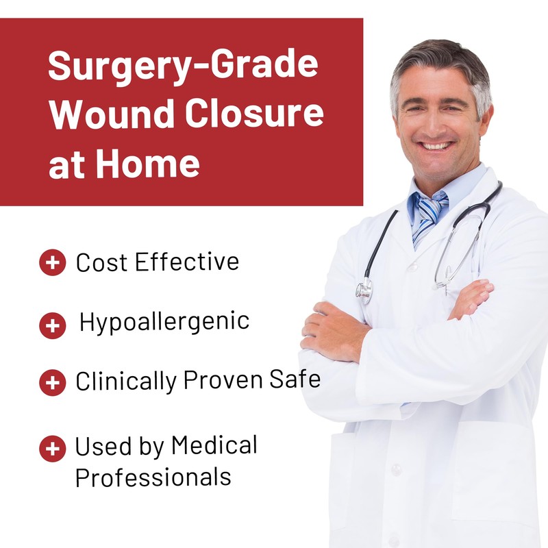 AWD Zip Stitch Wound Closure Strips - 2 Zipstitch Devices,