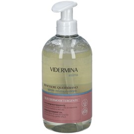 Vidermina Intima Olio Dermodetergente – 500 ml – Igiene Intima e Corpo – Idratante e Delicato – Con Olio di Crusca di Riso e Olio di Mandorle Dolci – pH Fisiologico – Pelli Sensibili