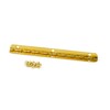 Small Piano Hinge Brass Plated 96mm x 7mm