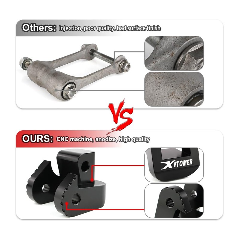 Xitomer 2'' Lowering Links Compatible with CB650F CBR650F 2014-2018 &