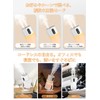 【Amazon.com.jp限定】卓上 小型 加湿器【2025新モデル・多機能加湿器】超音波式 ダブル噴霧 抗菌 90°回転ミスト 25dB静音 大容量バッテリー内蔵 コードレス アロマ対応