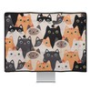 kwmobile Dust Cover for 24-26" Monitor - Linen Monitor Protector