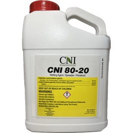 80/20 Non-Ionic Surfactant for Herbicides, Pesticides, Fertilizers and Fungicides to Increase Product Penetration (1 Gallon/128 oz.)