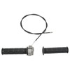 2PCs Twist Throttle Cable Handle Accelerator Handle Grips Replacement for