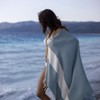 MyStilo 100% Recycled Cotton Hammam Towel (Petrol Blue)