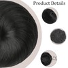 AYNKH Hair Bun, Donut Style, Artificial Round Wig for Ballet