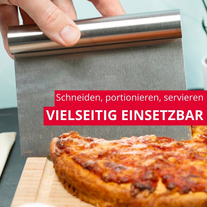 Westmark Dough Card with Scale - High Quality Dough Spatula