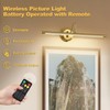 JOOSENLUX Battery Operated Picture Lights Modern Wireless Wall Lights 24.4"