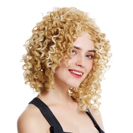 WIG ME UP - YZF-7283A-86H613 Women's Wig Crass Curly Voluminous Beach Beauty Corkscrew Curls Blonde Platinum Highlighted