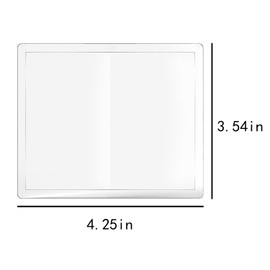2 welding magnifying lenses, 3.54" x 4.25", 1.5 magnification, compatible with most welding helmets