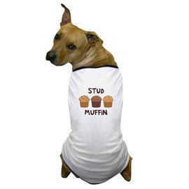 CafePress Stud Muffin Dog T Shirt Dog T-Shirt, Pet Clothing, Funny Dog Costume