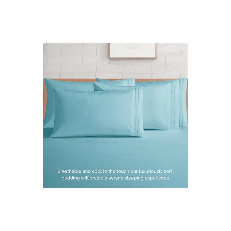 SandersCollection 1500 Thread Count Egyptian Quality 4 pc Sheet Set,