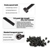 JIUWU 50 Pcs M3x4mm Carbon Steel Hex Socket Head Screw