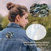 Pack of 12 Patch Stickers, Iron-On Patches, Camouflage Oval Shape