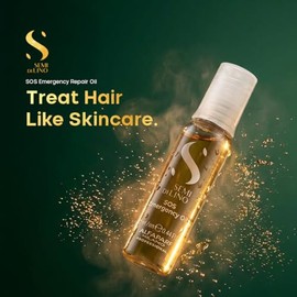ALFAPARF MILANO Semi di Lino Reconstruction SOS - Aceite de emergencia reparador para fortalecer, suavizar y reparar el cabello dañado, aceite hidrata