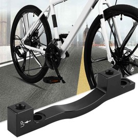 Brake Adapter Brake Caliper Adapter Disc Brake Adapter Disc Brake Adapter Bicycle Disc Brake Adapter Adapter for Bicycle Disc Brake Mount A-F203 for MTB Mountain Bikes (Black)